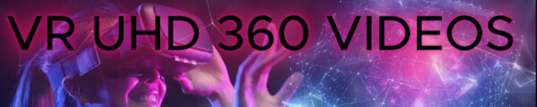 VR UHD 360 VIDEOS channel banner