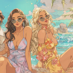 Hot Sun Sea and Beauties