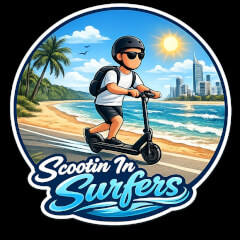 Scootin In Surfers