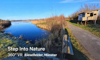Walk Through the Rieselfelder Münster | Insta360 X5 | Pure Nature Sounds