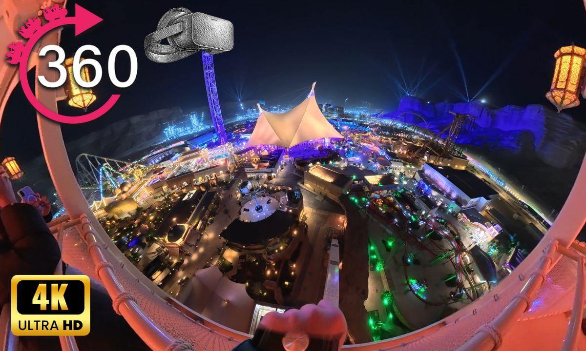 360º Walk of Six Flags Qiddiya - Full Park Tour