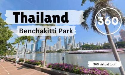 Thailand Bangkok Benchakitti Park Walk 2
