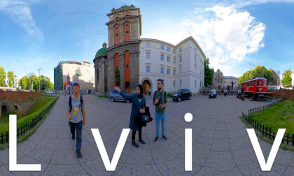 Lviv,Ukraine-old town streets