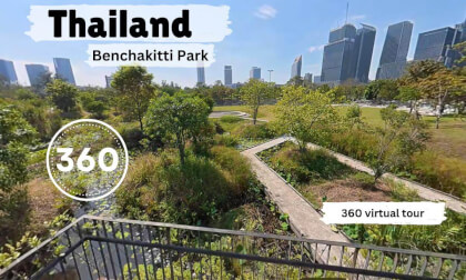 Thailand Bangkok Benchakiti Park Walk 4