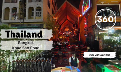 Thailand, Khao San Road, Bangkok, Evening Walk