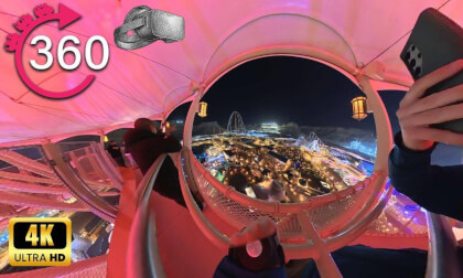360º ride on Skywatch at Six Flags Qiddiya