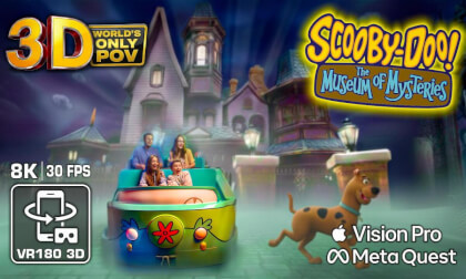 SO CLOSE in 3D! 👻 Scooby-Doo! The Museum of Mysteries | WB World Abu Dhabi | 8K VR180 - Apple Vision Pro - Meta Quest 3
