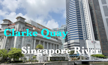[180VR] Singapore River bank - Clarke Quay