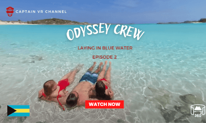 |2| Odyssey crew laying in blue water P2 -360° video VR Video |2| Odyssey crew laying in blue water P2 -360° video VR