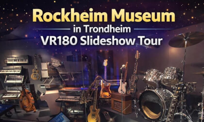 VR180 Slideshow Tour of Rockheim Museum – Exploring Norway’s National Museum of Popular Music in Trondheim