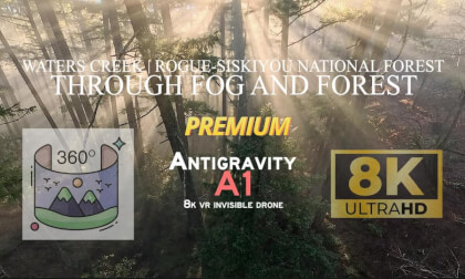 Antigravity A1 Invisible Drone | Waters Creek | In the Fog and Forest (Premium exclusive)