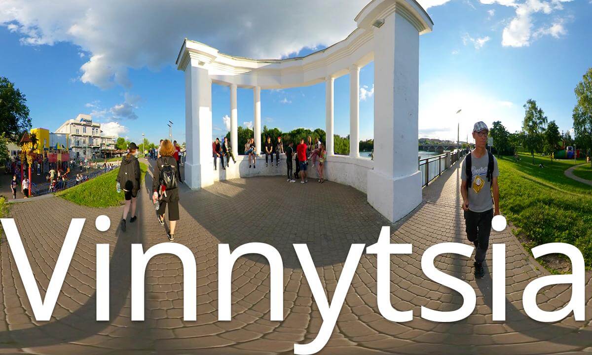 Vinnytsia,Ukraine-fountains