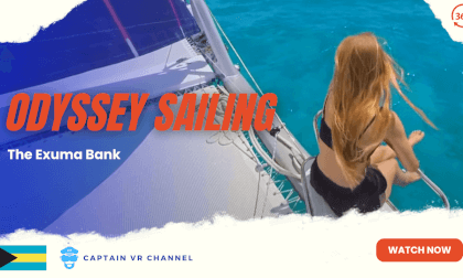 |27| Odyssey sailing the Exuma Bank -360° video VR Video |27| Odyssey sailing the Exuma Bank -360° video VR