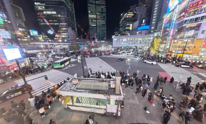 Japan Shibuya Crossing View Fom Starbucks