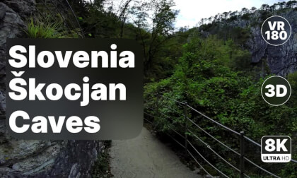 Slovenia Škocjan Caves - Underground Walk Through Natural Wonder 8K 180 3D