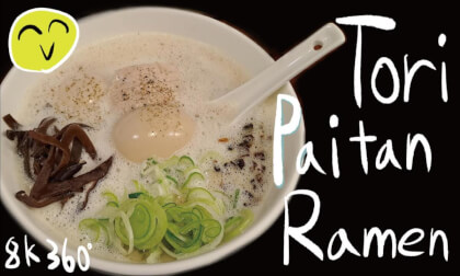 Tori paitan ramen: Food walking tour [Jongno] - 8K 360º