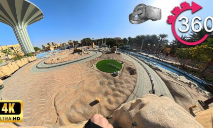 360º ride on the Car Ride at Al Watan Park