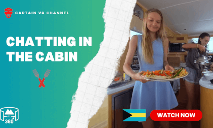 |49| Chatting in the cabin -360° video