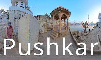 Pushkar,India-around the lake