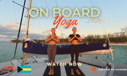 |66| Odyssey girls doing yoga under the Boom -360° video