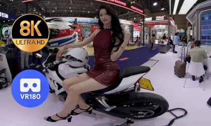 The Big-Wave Hairstyle Models at EJEAS Booth at CIMAMotor 2025