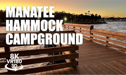 Manatee Hammock Campground VR180 8K 3D | Indian River Lagoon, Waterfront Camping VR视频 8K 3D動画 VR旅行