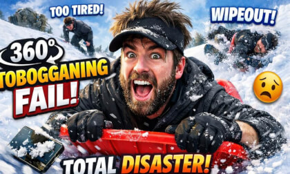 Ultra-Mid Tobogganing Experience ~ 360° POV Gone Wrong