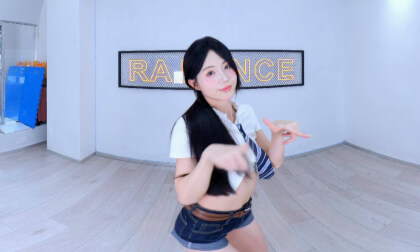 嘉琪舞蹈背后视角..