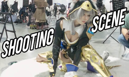 (VR180)Beauty Model Shooting Scene
