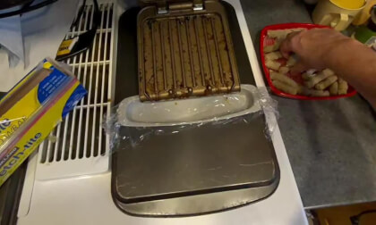 Life hack for George Foreman grill grease trap