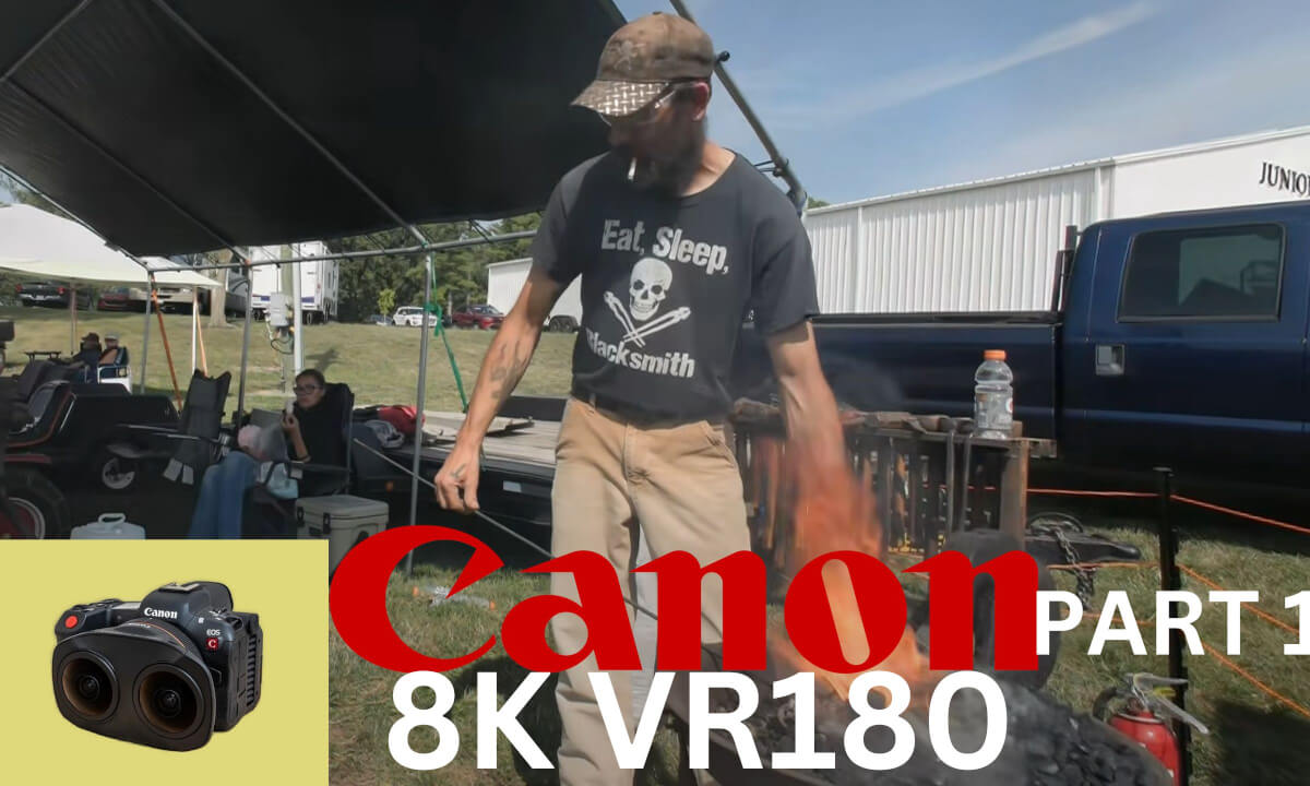 Blacksmith Part 1 at the Antique Machinery Show Findlay Ohio 2023 Canon 8K60 VR180