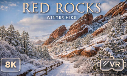 Hiking Red Rocks: Trading Post Trail [8K 3D VR180] Virtual Hike