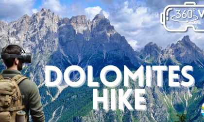 Epic Dolomites Hike near Cortina D'Ampezzo in 360° VR |  Valle Costapiana to San Dionisio