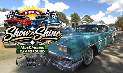 Annual Car show at Mackinnon's Campground