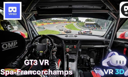 VR180 Onboard Race in Porsche Cup at Spa-Francorchamps 3D #VR180 #3D