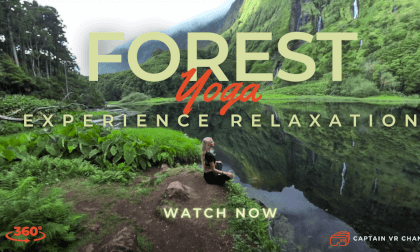 |116| Yoga in the forest -360° video