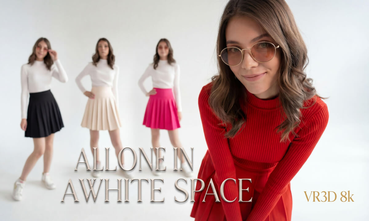 Alone in a White Space VR180