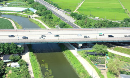 Korea  - Rice cultivation area in Siheung, Gyeonggi-do, South Korea -004