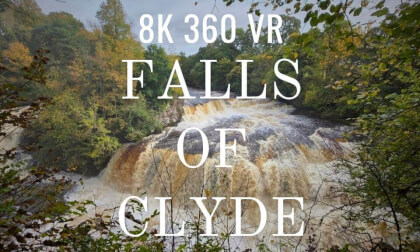 Falls Of Clyde 8K 360 Panorama VR - Insta 360 X4