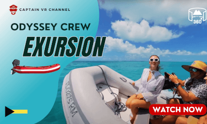 |81| Odyssey crew dash exursion on a motor boat -360° video
