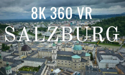 Salzburg 8K 360 Panorama VR - Insta360 X4
