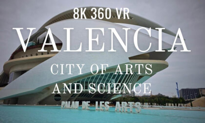 Valencia City of Arts and Sciences 8K 360 Panorama VR Insta360 X4