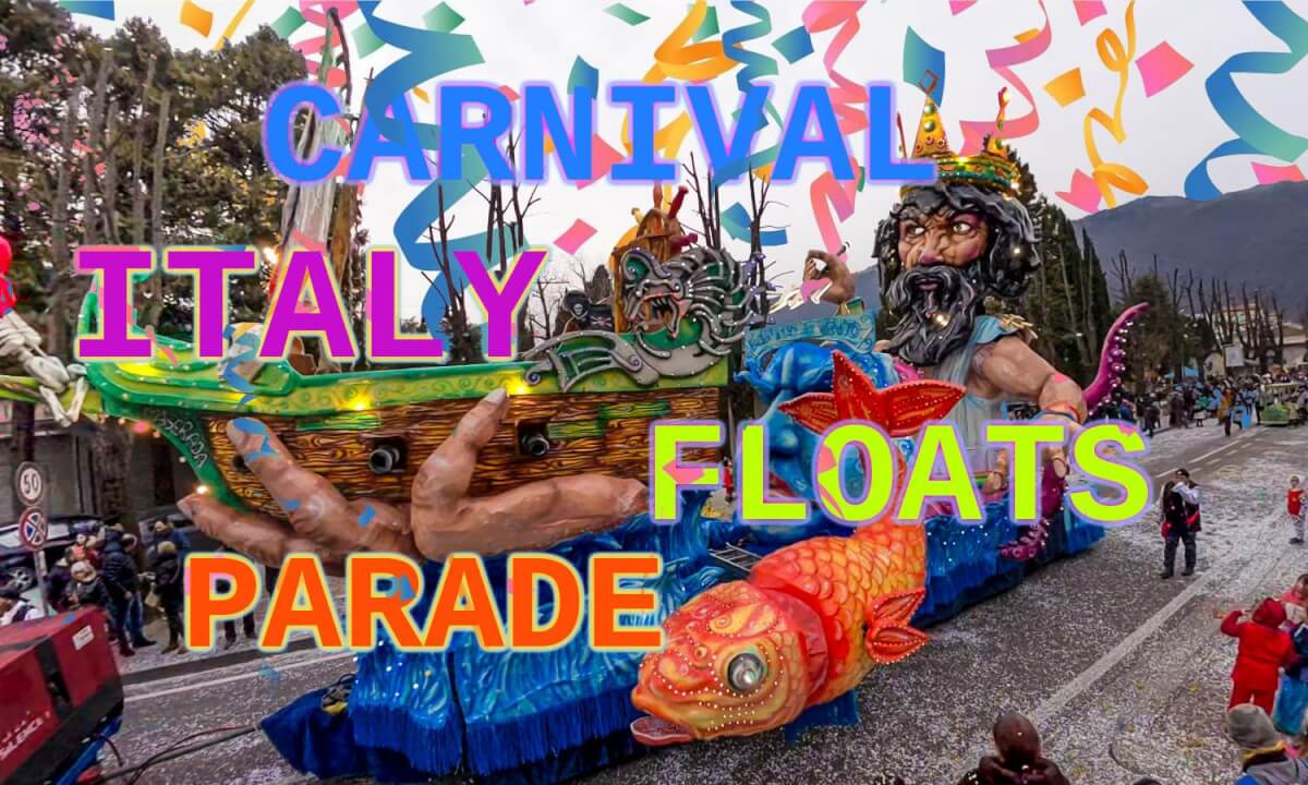 180 VR - Italian Carnival Floats Parade