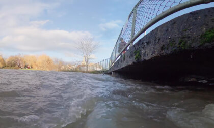 Fast running water 8K 360