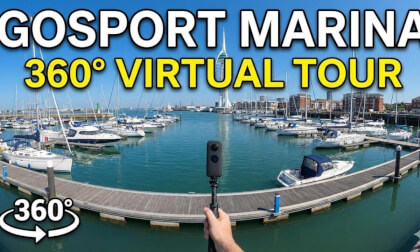 360° Virtual Tour: Gosport Marina, Hampshire ⚓ - January 2026
