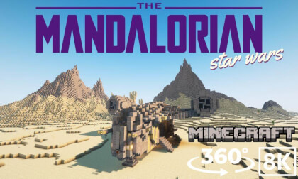 [Minecraft 360VR 8K] The Mandalorian: Explore the Razor Crest (Full Ship Tour, Star Wars)