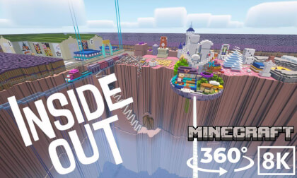 [Minecraft 360VR 8K] Explore Inside Riley’s Mind from Inside Out – Emotions & Memories Adventure