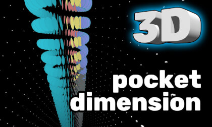 Pocket dimension using portals in 3D
