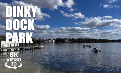 Dinky Dock Park & Lake Virginia Walk VR180 8K 3D Rollins College, Winter Park Florida VR视频 3D動画 VR旅行