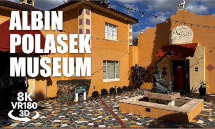 Albin Polasek Museum Sculpture Gardens VR180 8K 3D Winter Park, Lake Osceola, Florida VR视频 3D動画 VR旅行